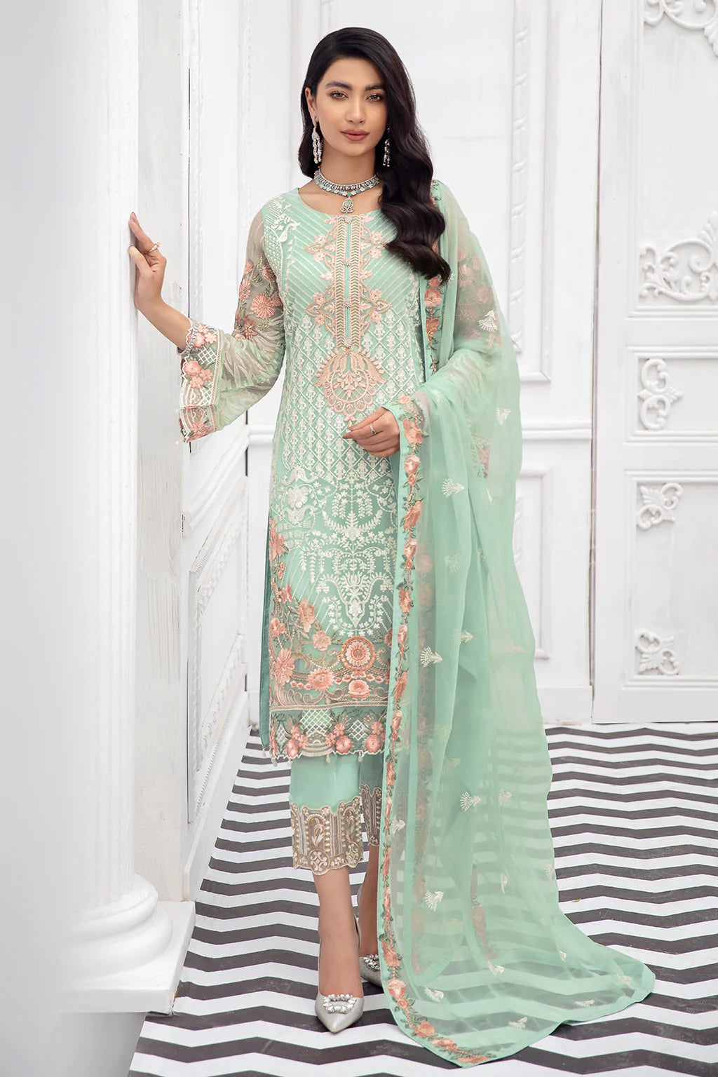 Rangoon By Ramsha Luxury Chiffon Embroidered Collection