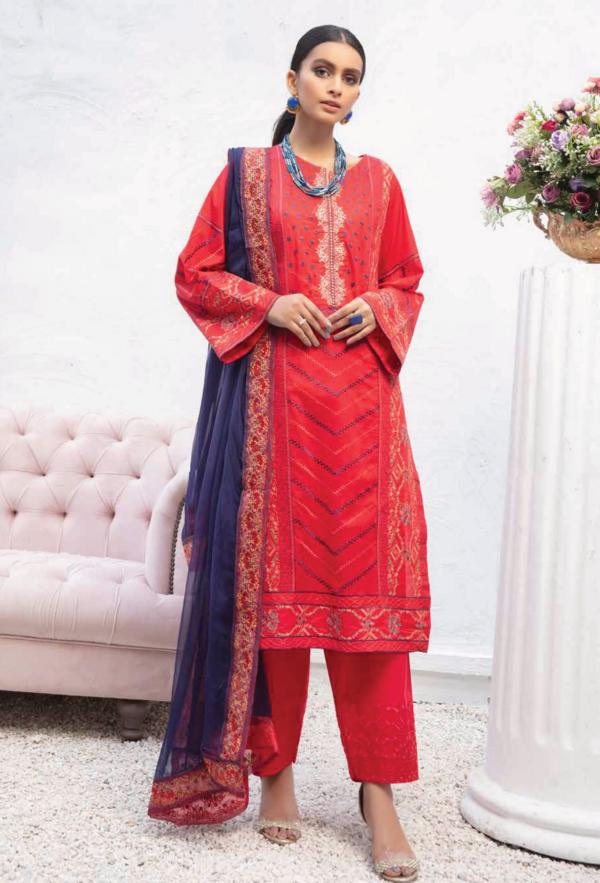 FALAK By Johra Embroidered Lawn Collection 2021 -100% Original Guaranteed