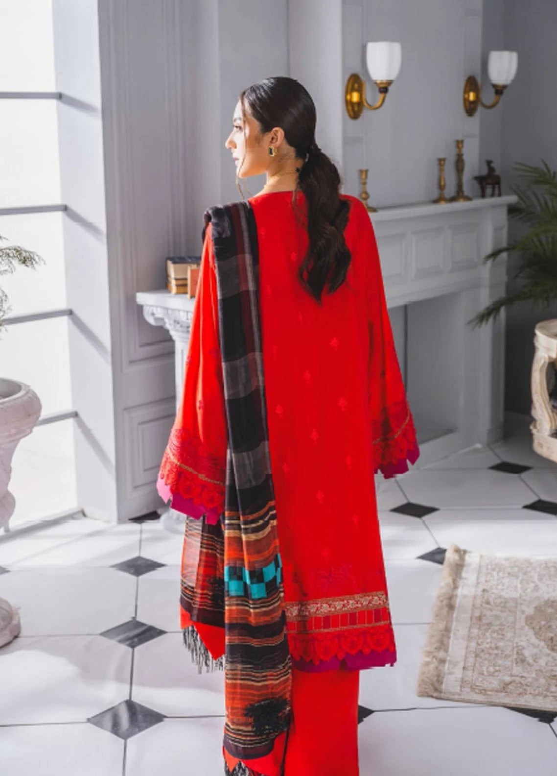 Maryum N Maria Embroidered Lawn 100% Original