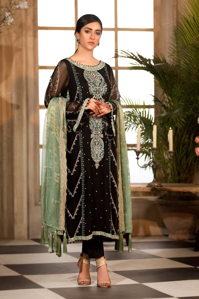 Charizma Chimmer Festive Chiffon Collection 2021-100% Original Guaranteed