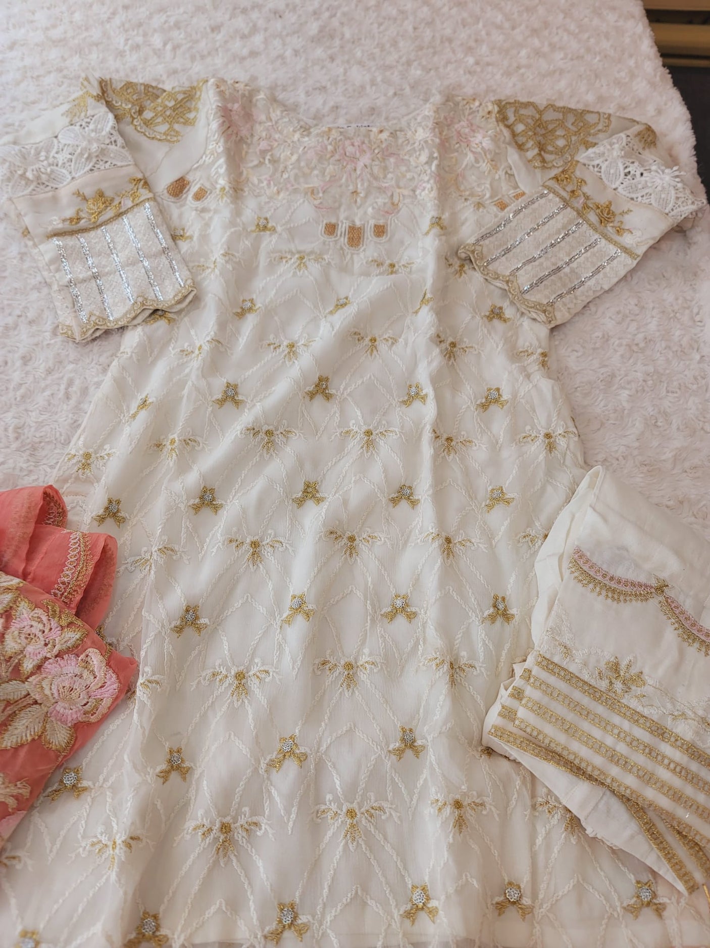 Pakistani Stitched Embroidery Party Wear Dresses Ready To Ship