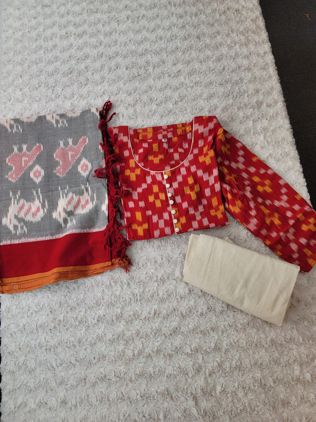 Handloom Ikkat Salwer Kamiz