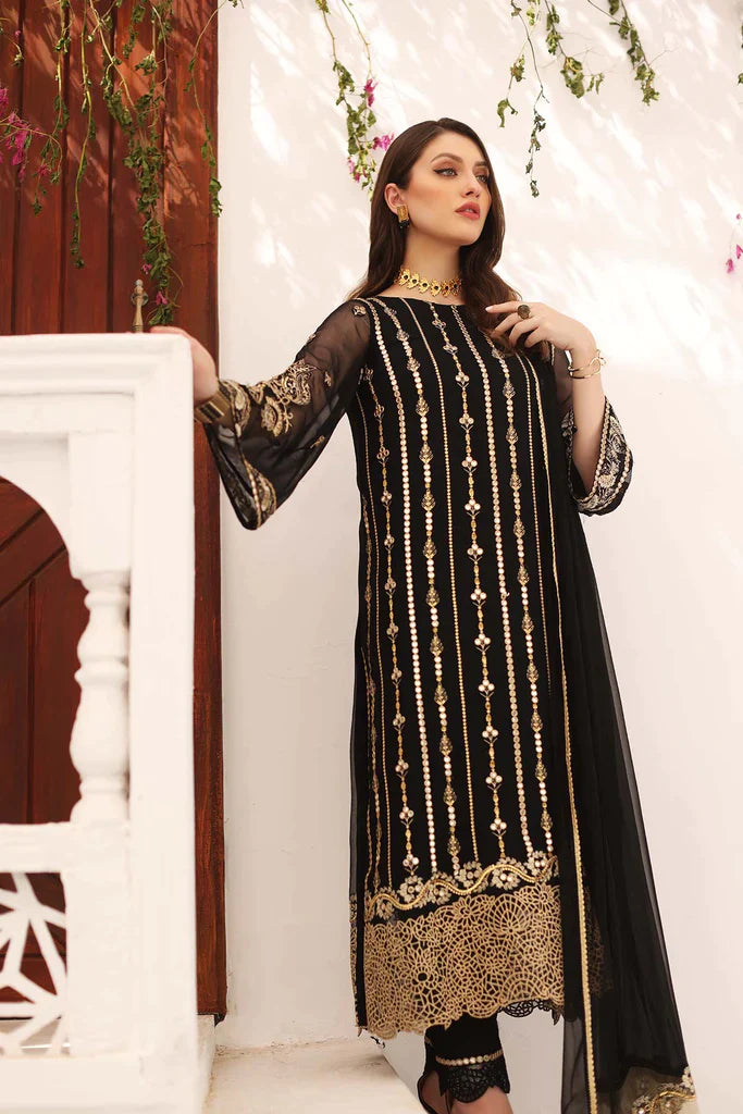 Diamond Dust By Charizma Premium Chiffon Luxury Festive Collection-100% Original