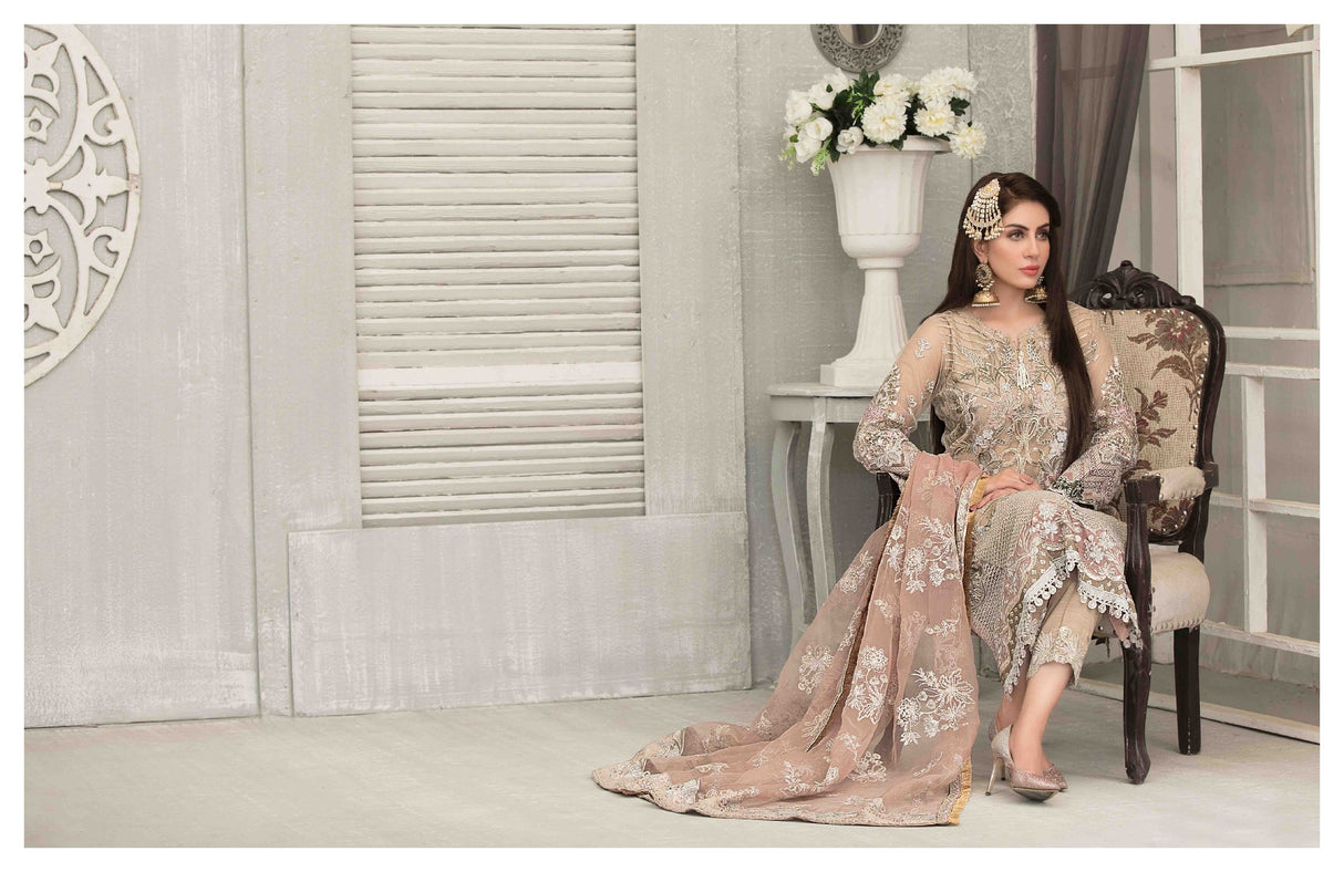 Bala By Tawakkal Chiffon Embroidered Collection 2021 -100% Original Guaranteed