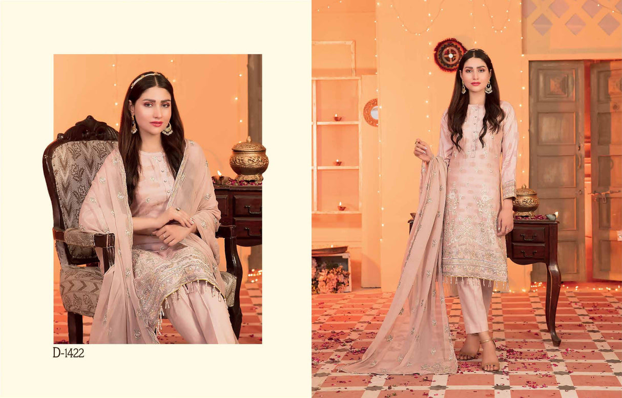 FESTIVE LUXURY By Tawakkal Embroidered Lawn Collection 2021 -100% Original Guaranteed