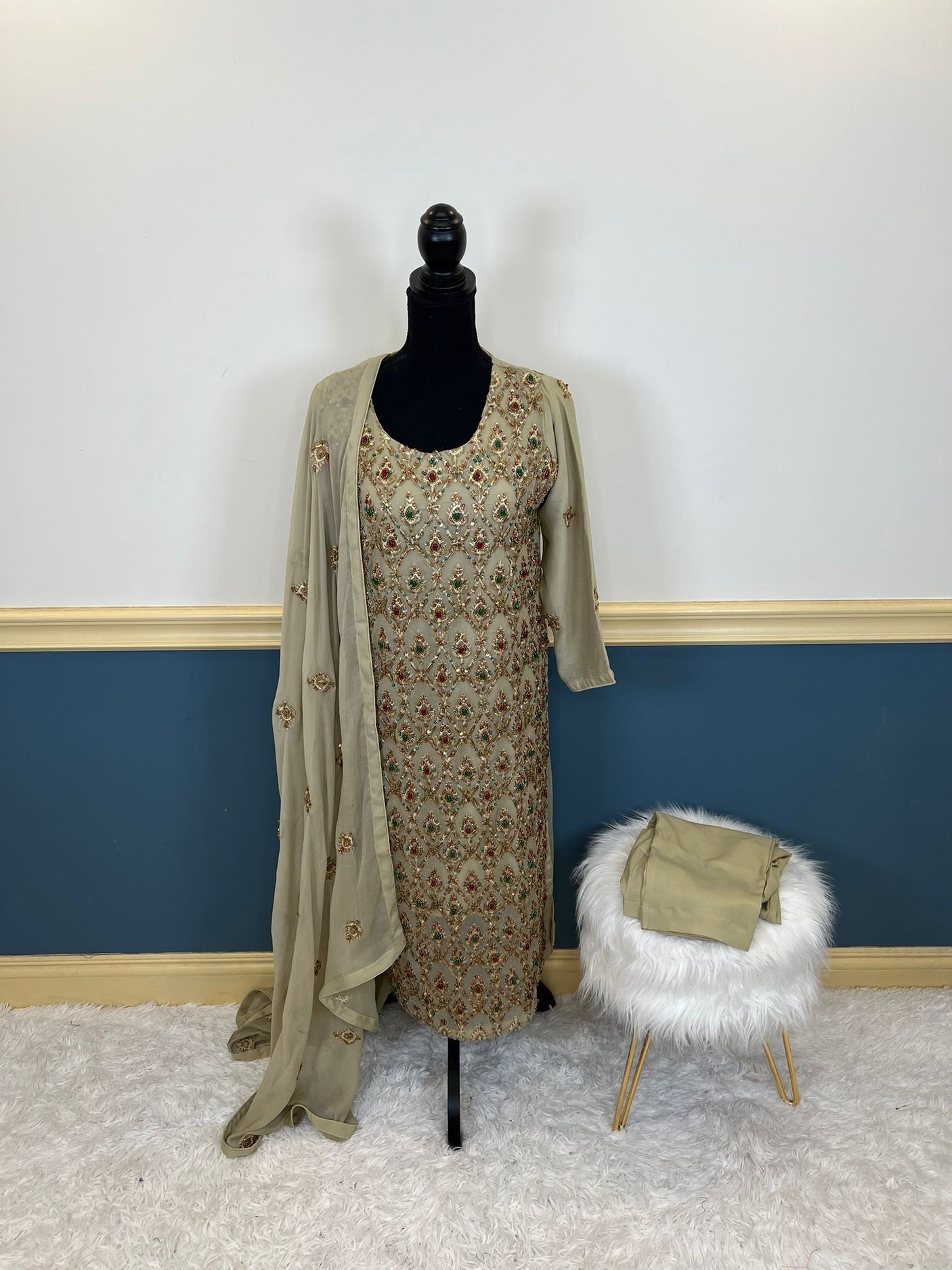 Pakistani Embroidered Party wear Ready To Ship