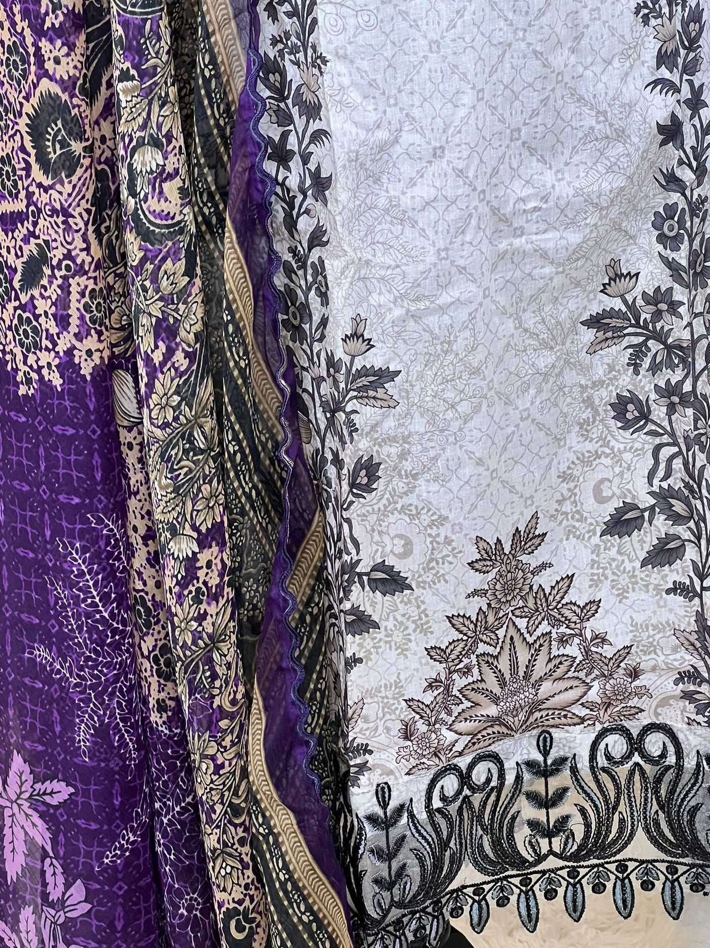 Pakistani Stitched lawn Embroidered Salwar kameez ready to ship