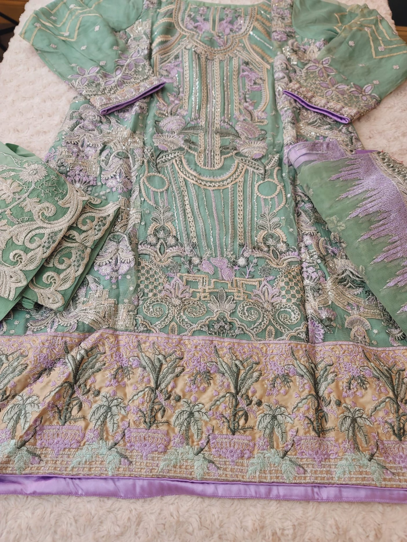 Pakistani Stitched Embroidery Party Wear Dresses Ready To Ship