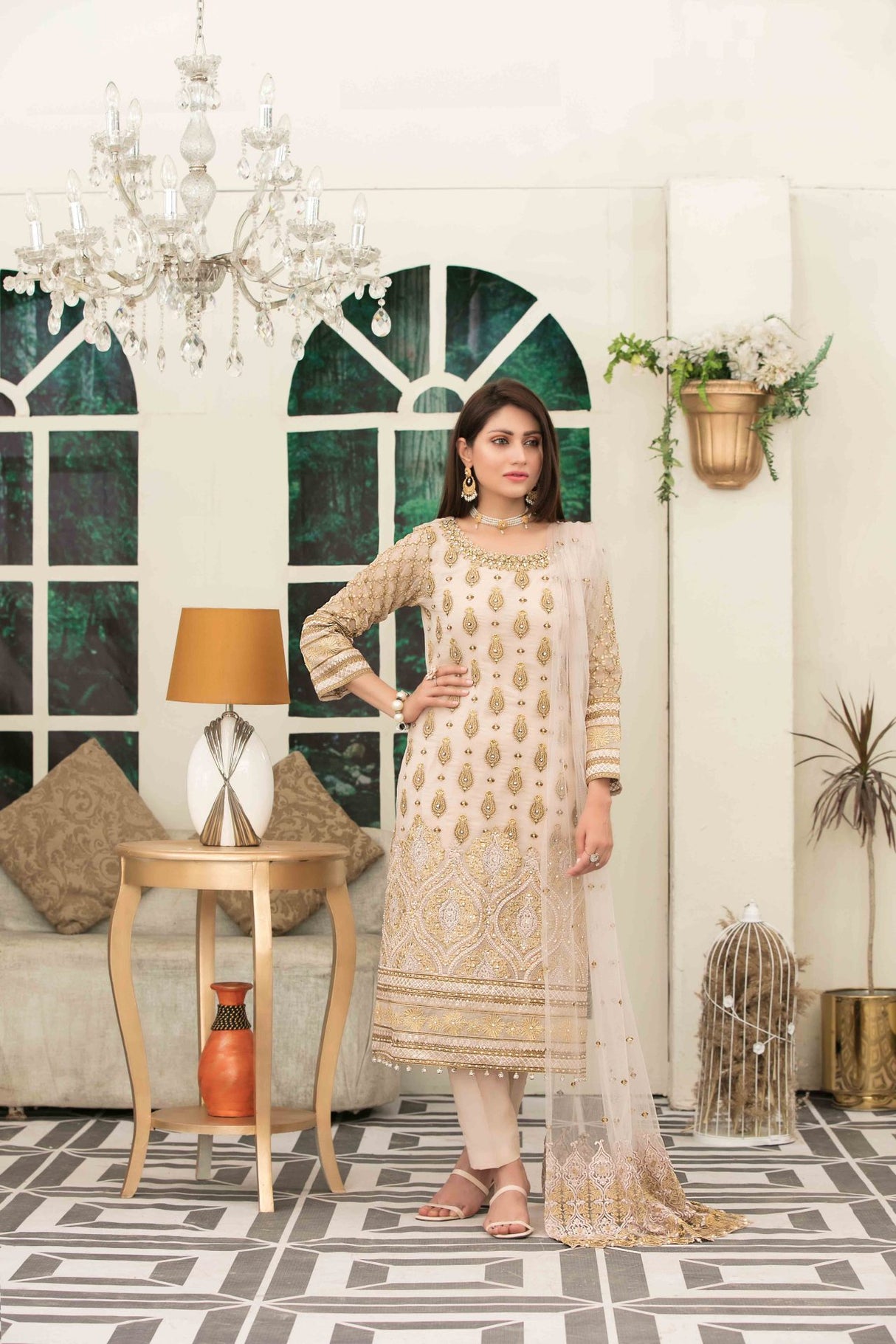 LUCILLE By Tawakkal Chiffon Embroidered Collection 2021 -100% Original Guaranteed