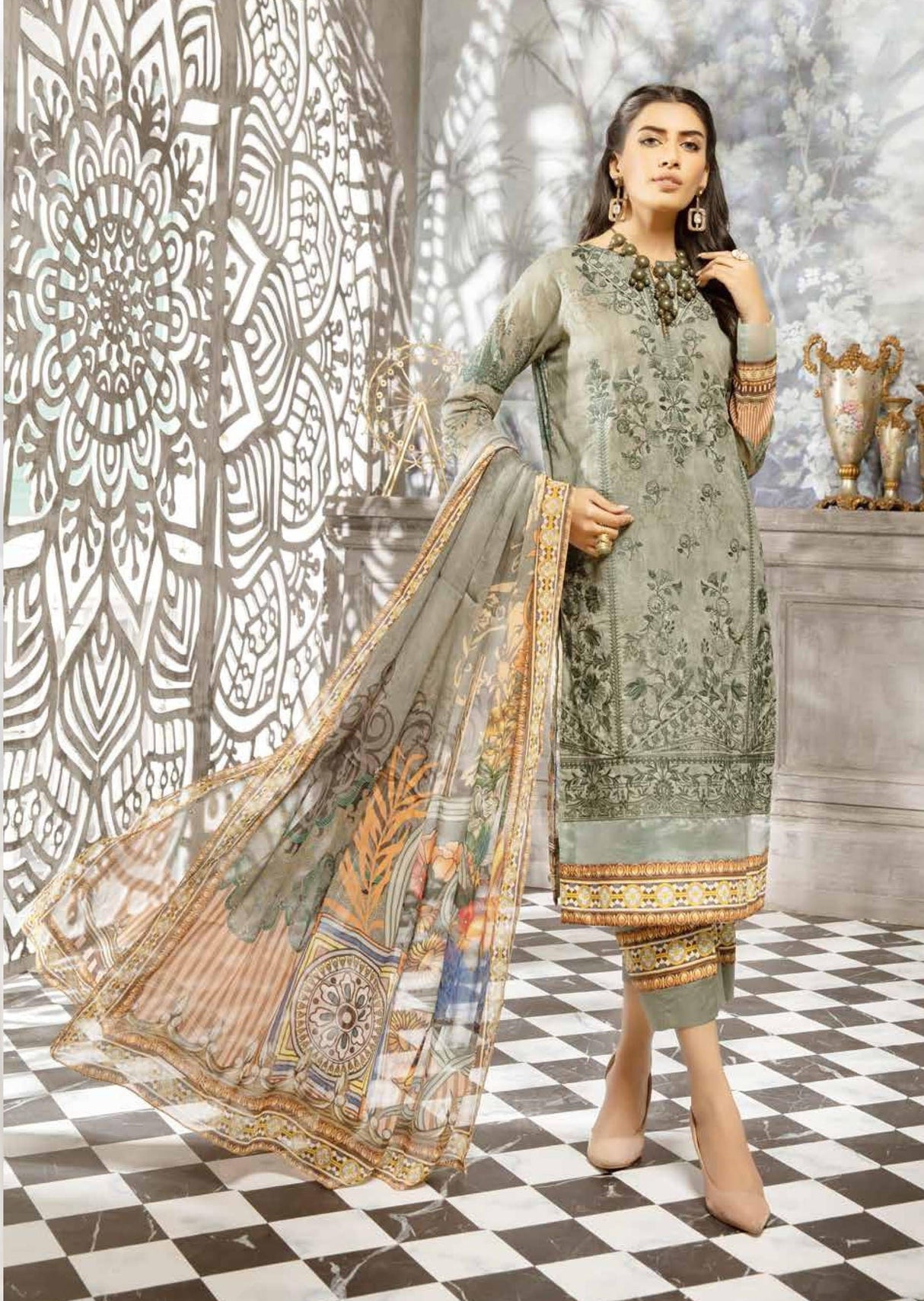 Johra Sophie Final FF Embroidered Lawn Collection-100% Original Guaranteed