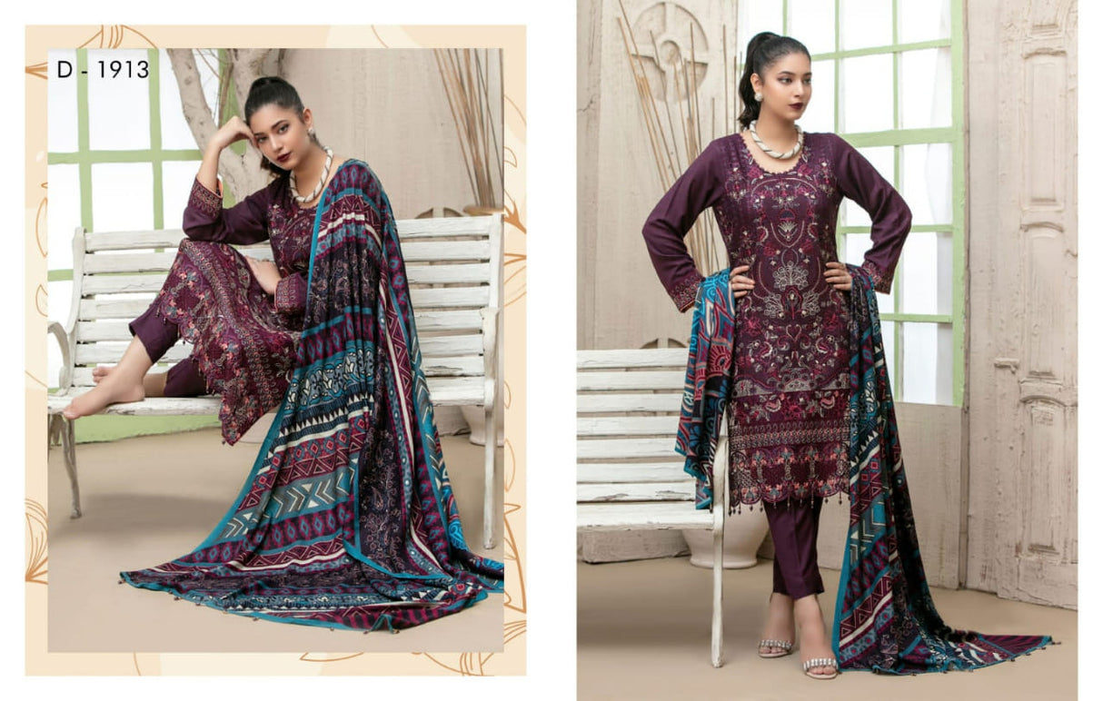 Mahsa Leather Peach By Tawakkal Collection 100% Original