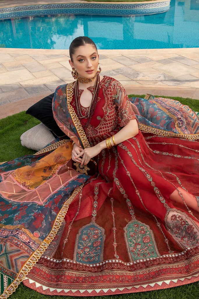 Charizma Diamond Dust Luxury Chiffon Embroidered 100% Original Guaranteed