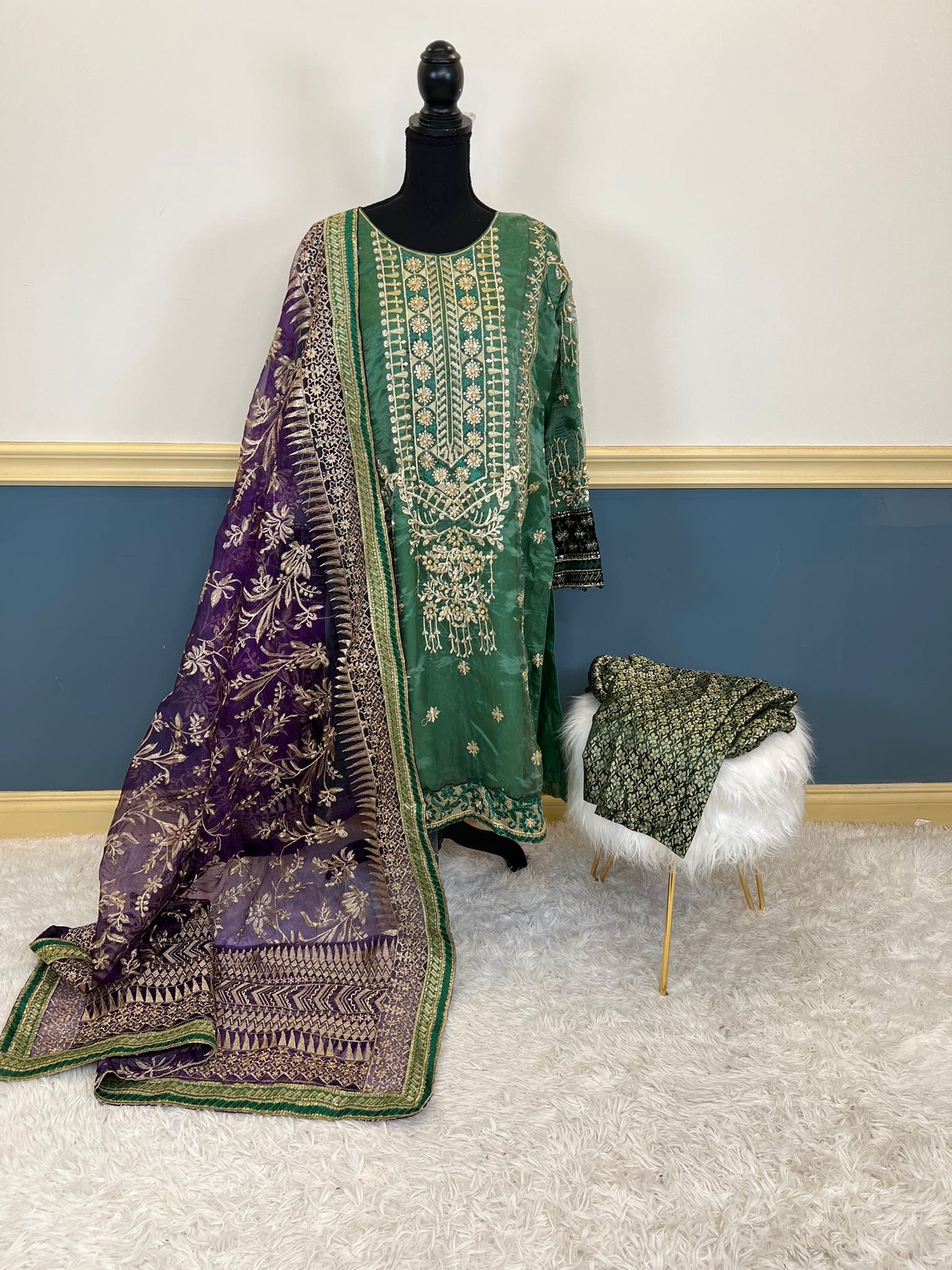 Pakistani Embroidered Party wear Ready To Ship