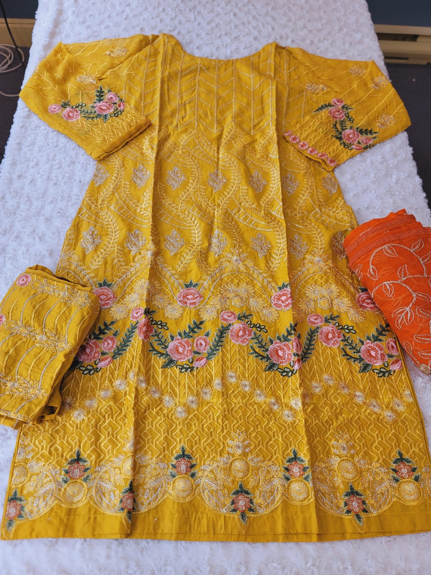 Pakistani Stitched Embroidered luxury lawn Dresses Ready To Ship