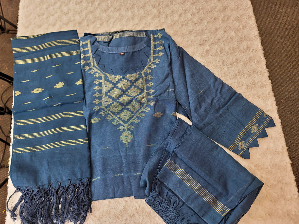 Bangladeshi Jamdani salwar kamiz