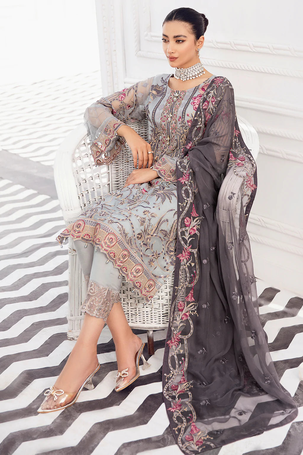 Rangoon By Ramsha Luxury Chiffon Embroidered Collection