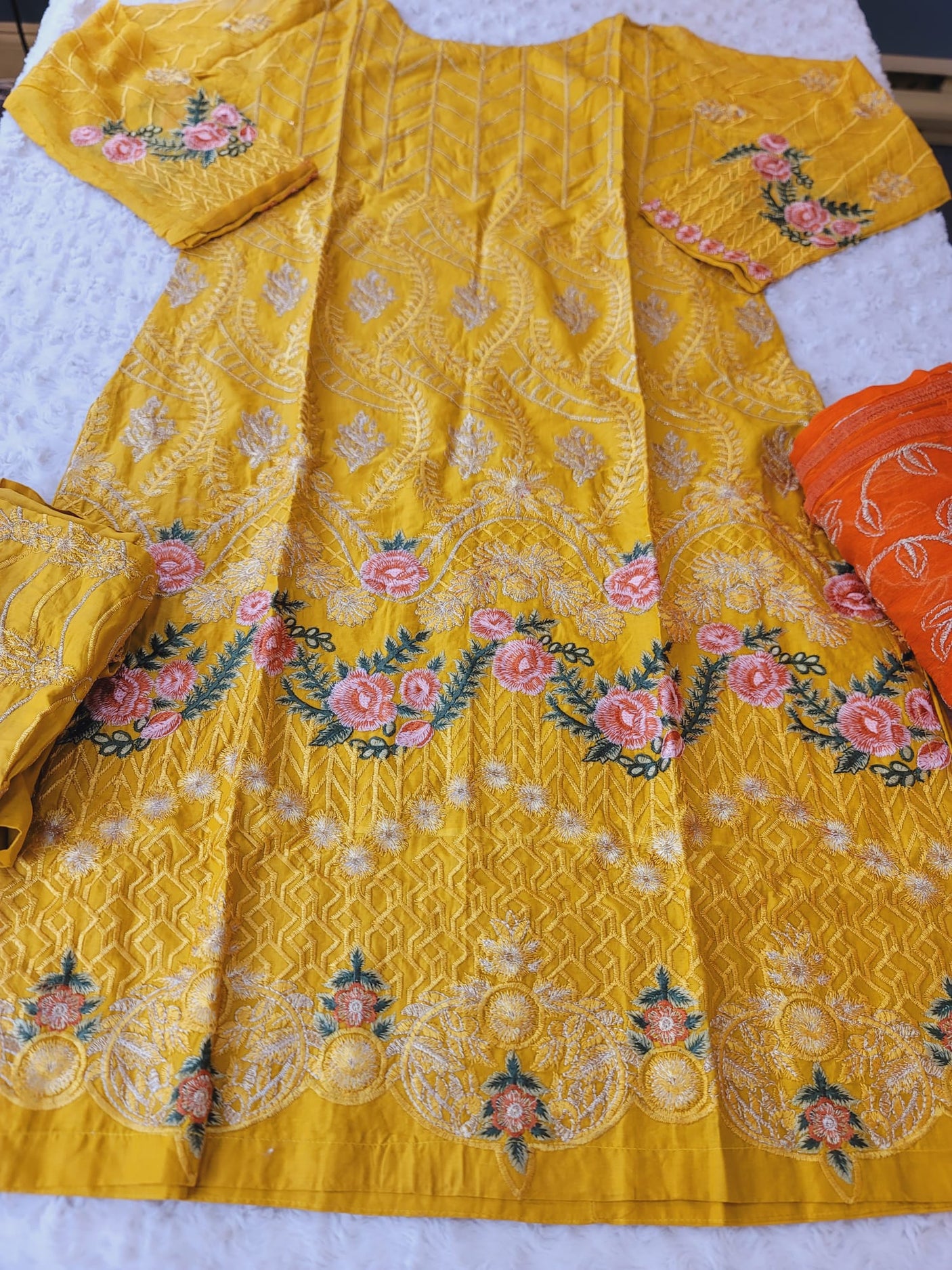 Pakistani Stitched Embroidered luxury lawn Dresses Ready To Ship