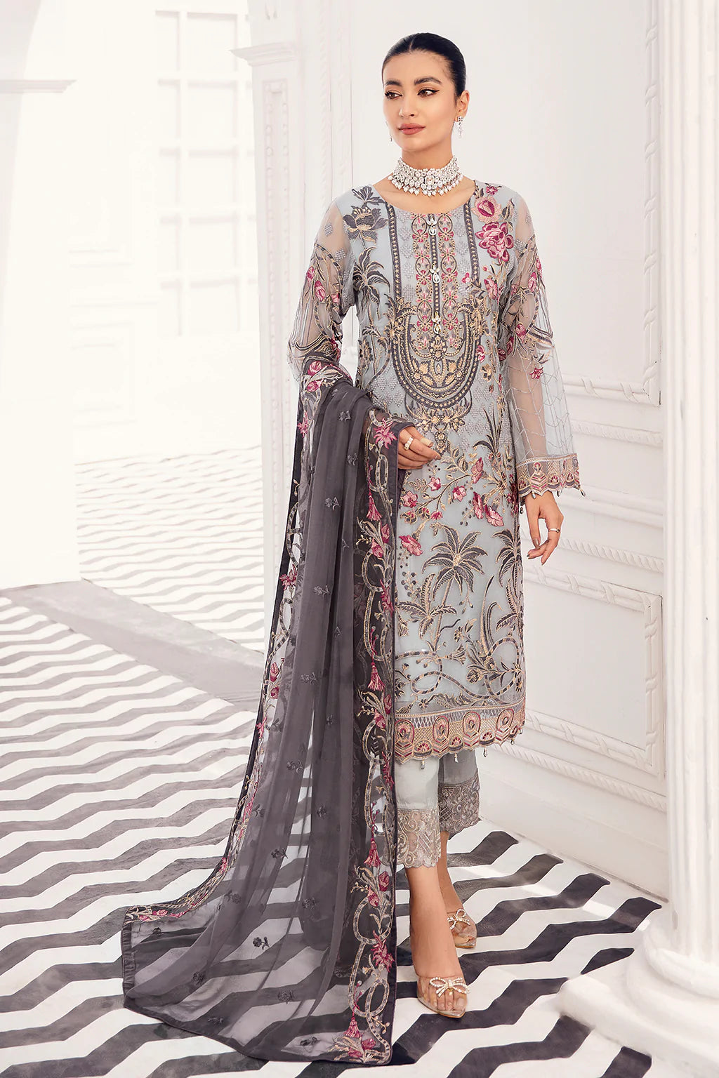 Rangoon By Ramsha Luxury Chiffon Embroidered Collection