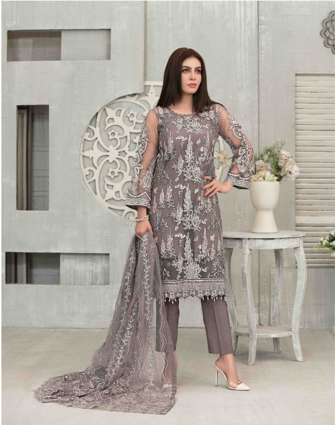 Bala By Tawakkal Chiffon Embroidered Collection 2021 -100% Original Guaranteed