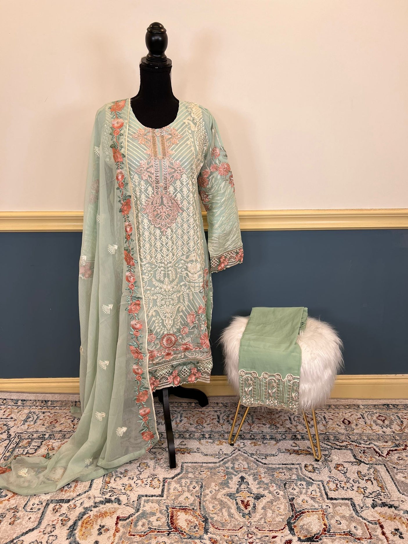 Pakistani Embroidered Party wear Ready To Ship