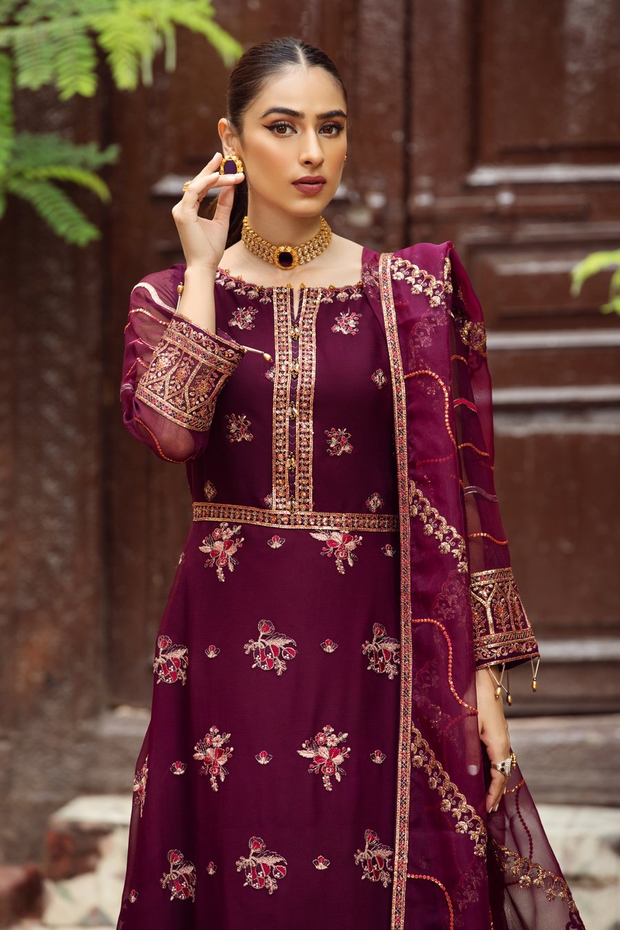 Alizeh By Shahtaz Luxury Chiffon Embroidered Collection 2021 -100% Original Guaranteed