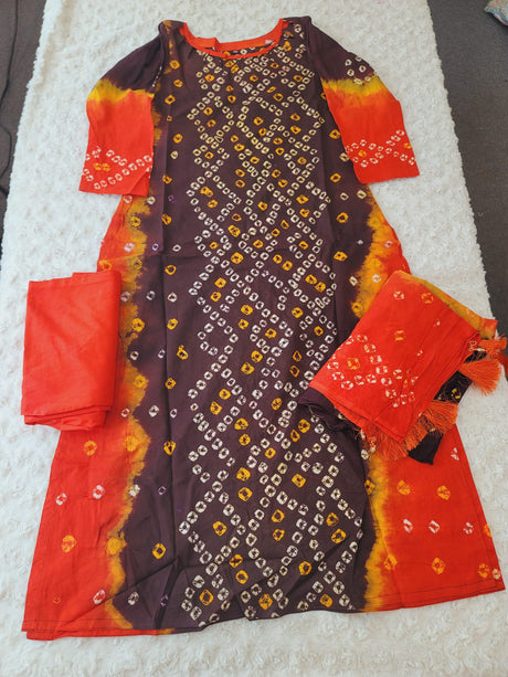 Bangladeshi batik salwer kamiz
