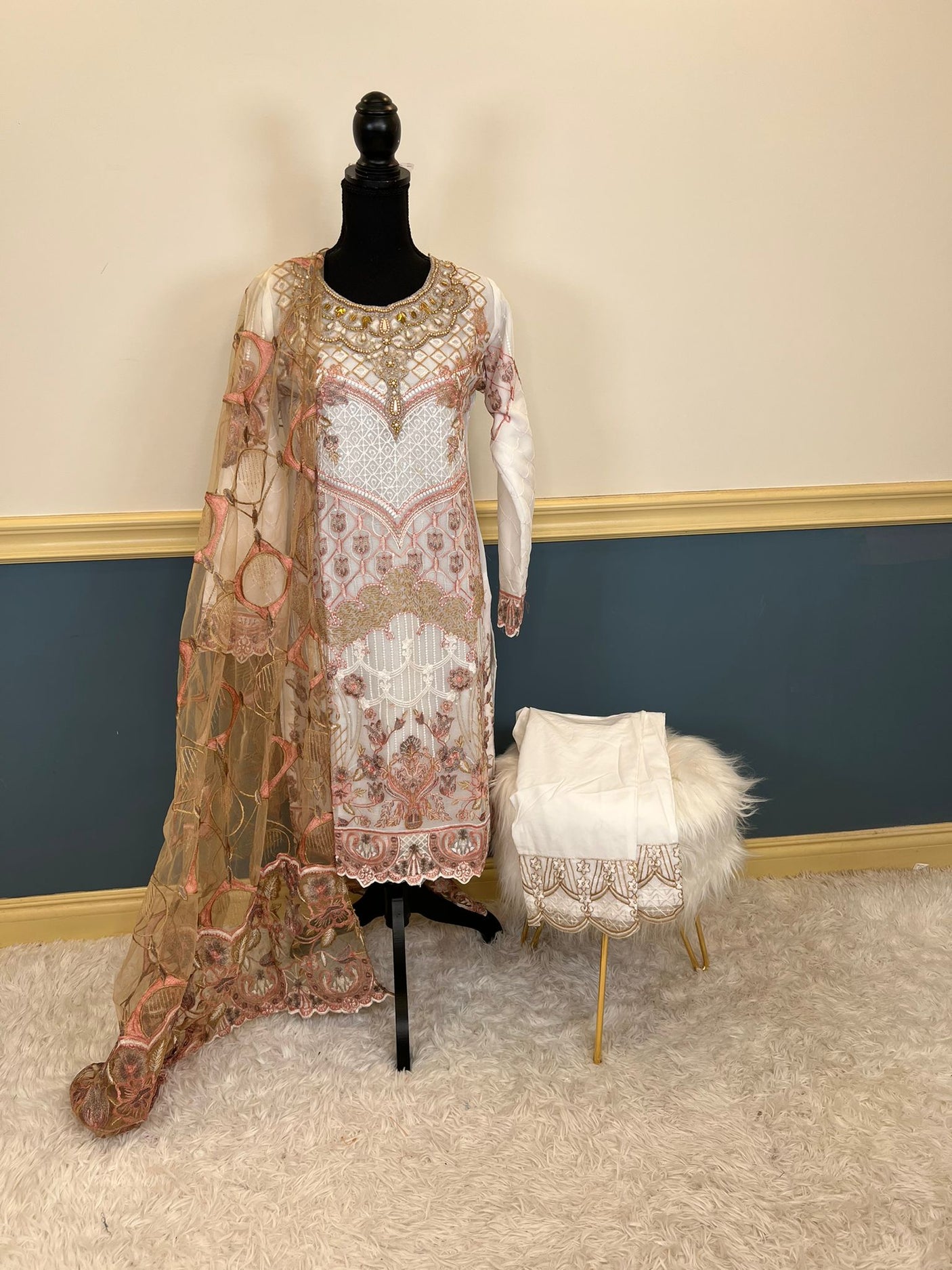 Pakistani Embroidered Party wear Ready To Ship