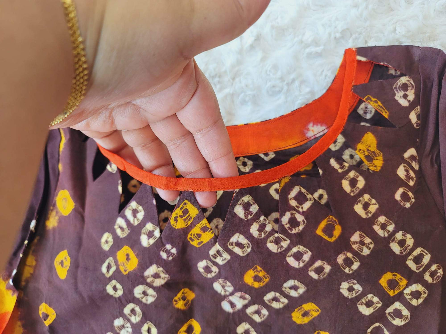 Bangladeshi batik salwer kamiz