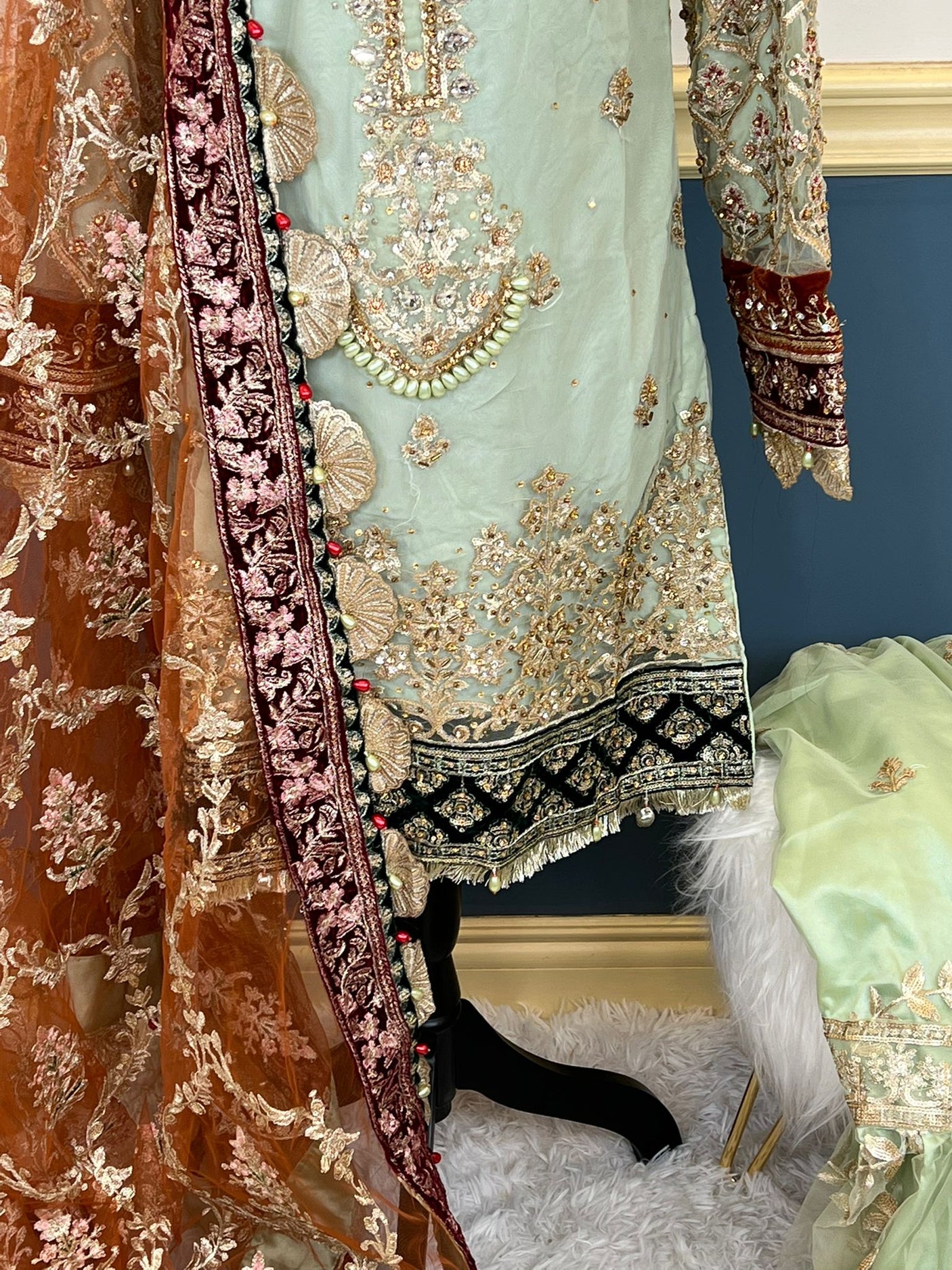 Pakistani Embroidered Party wear Ready To Ship
