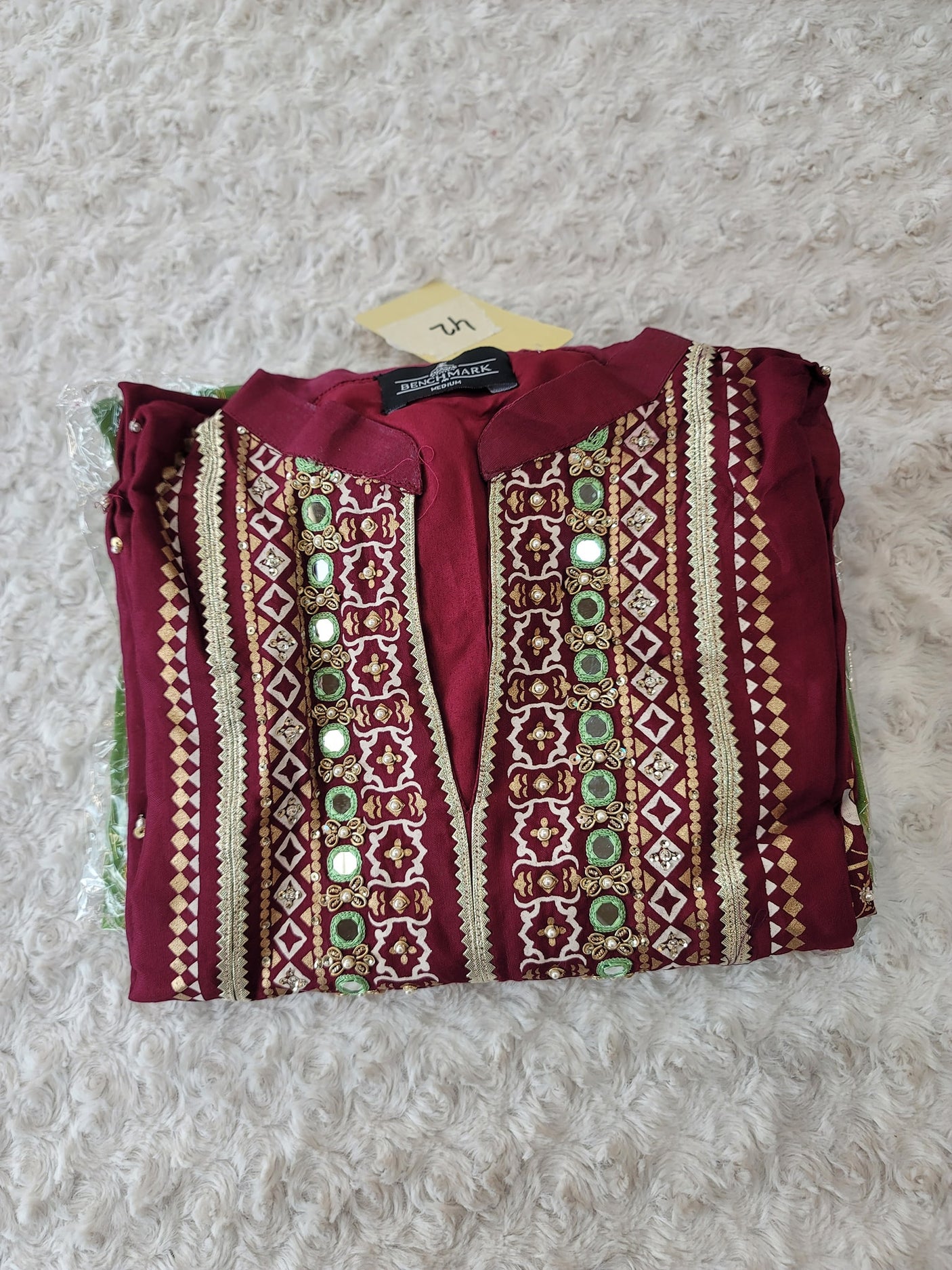 Pakistani Benchmark Raw Silk Kurti -100% Original Guaranteed