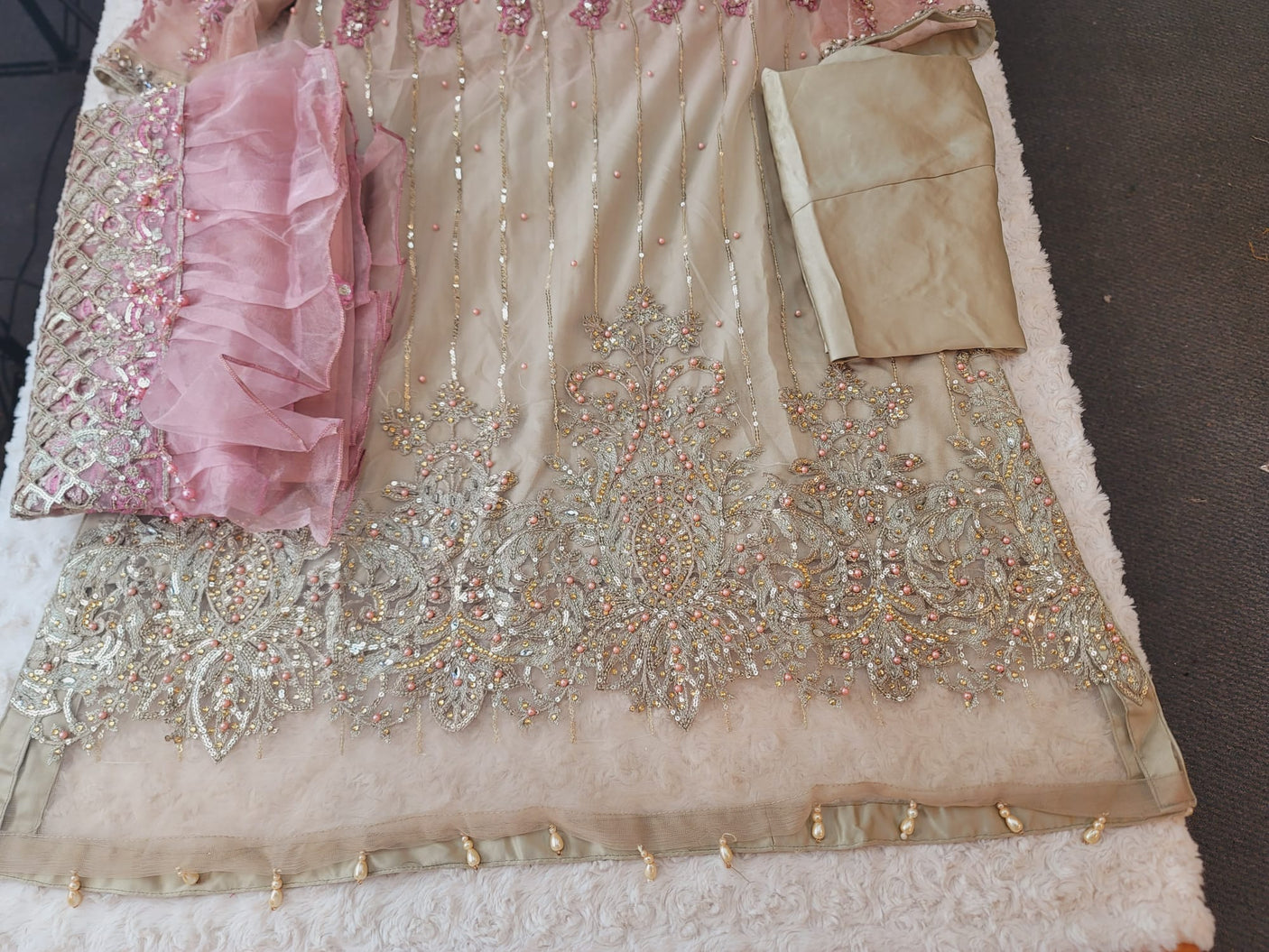 Pakistani Stitched Embroidery Party Wear Dresses Ready To Ship