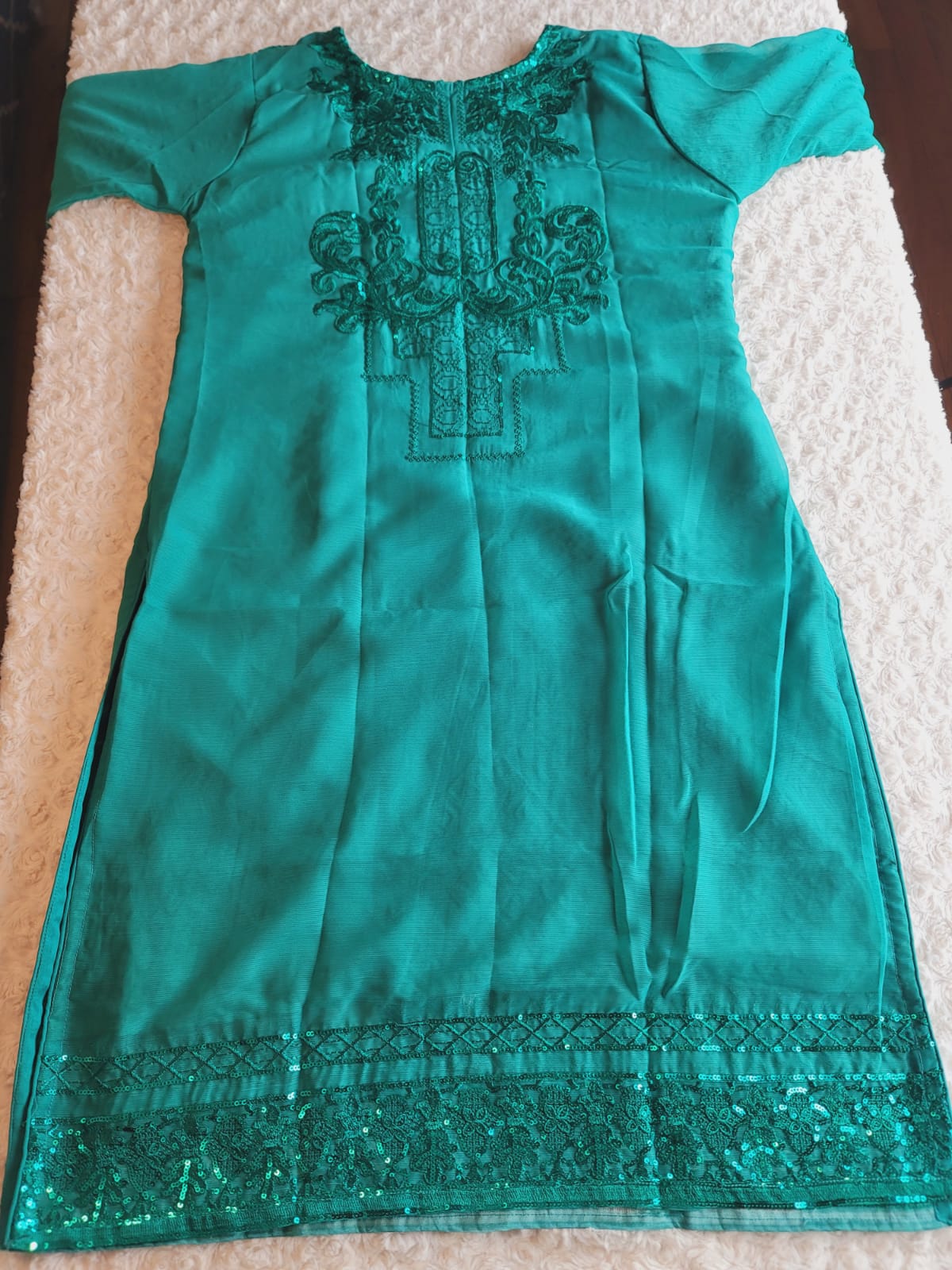 Pakistani Stitched Embroidery Party Wear Dresses Ready To Ship