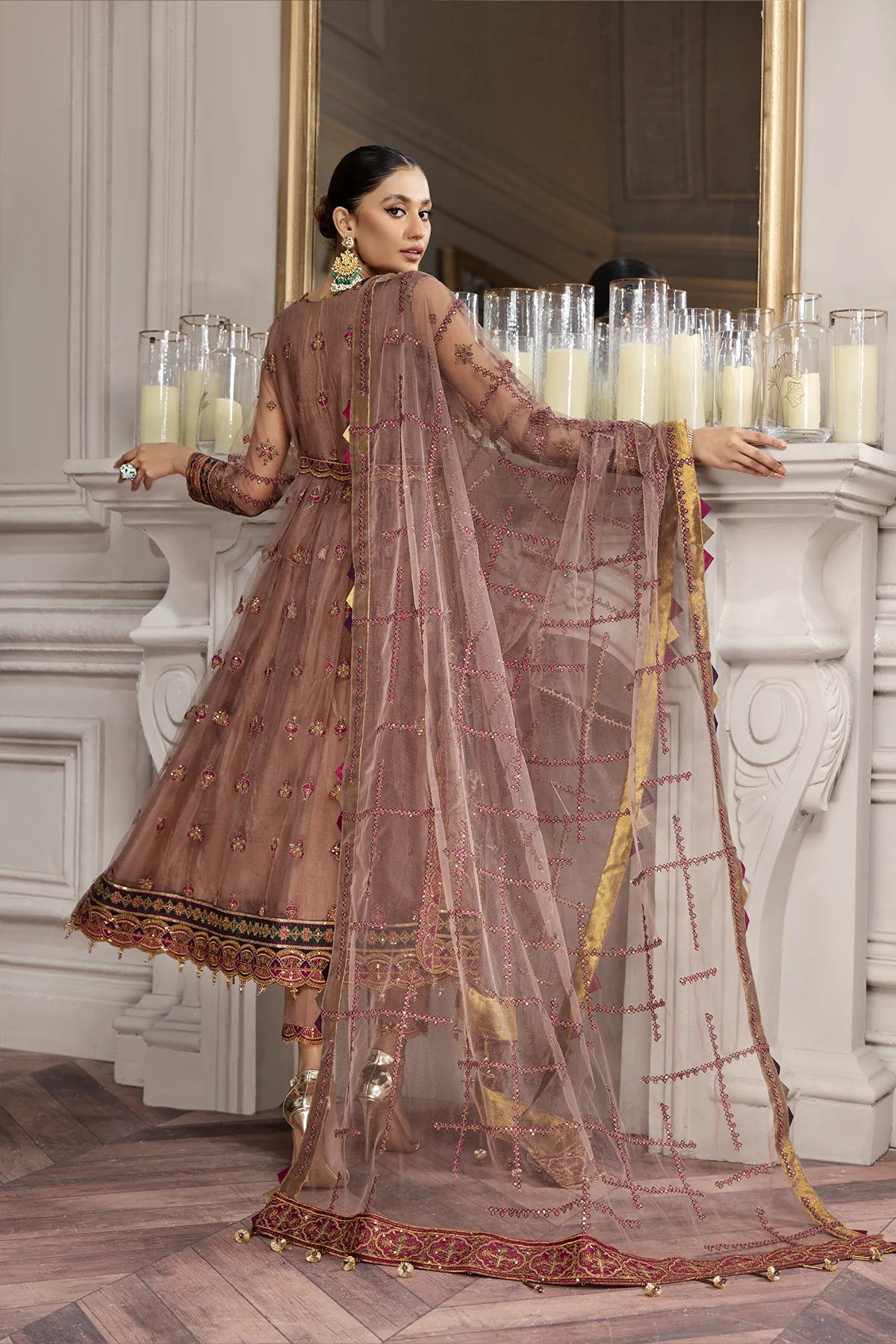 Alizeh Embroidered Chiffon Collection100% Original