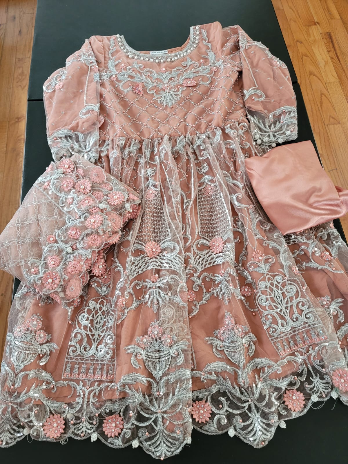 Pakistani Stitched Embroidery Party Wear Dresses Ready To Ship