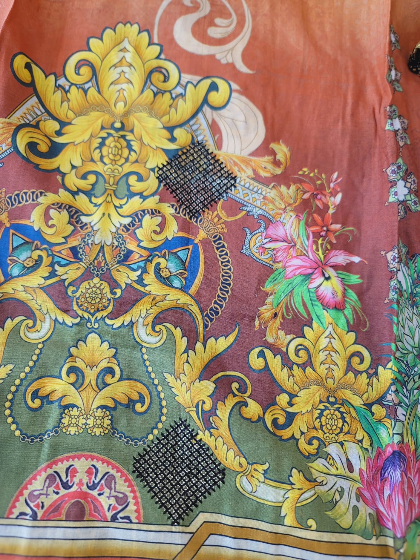 Pakistani Stitched lawn Embroidered Salwar kameez ready to ship