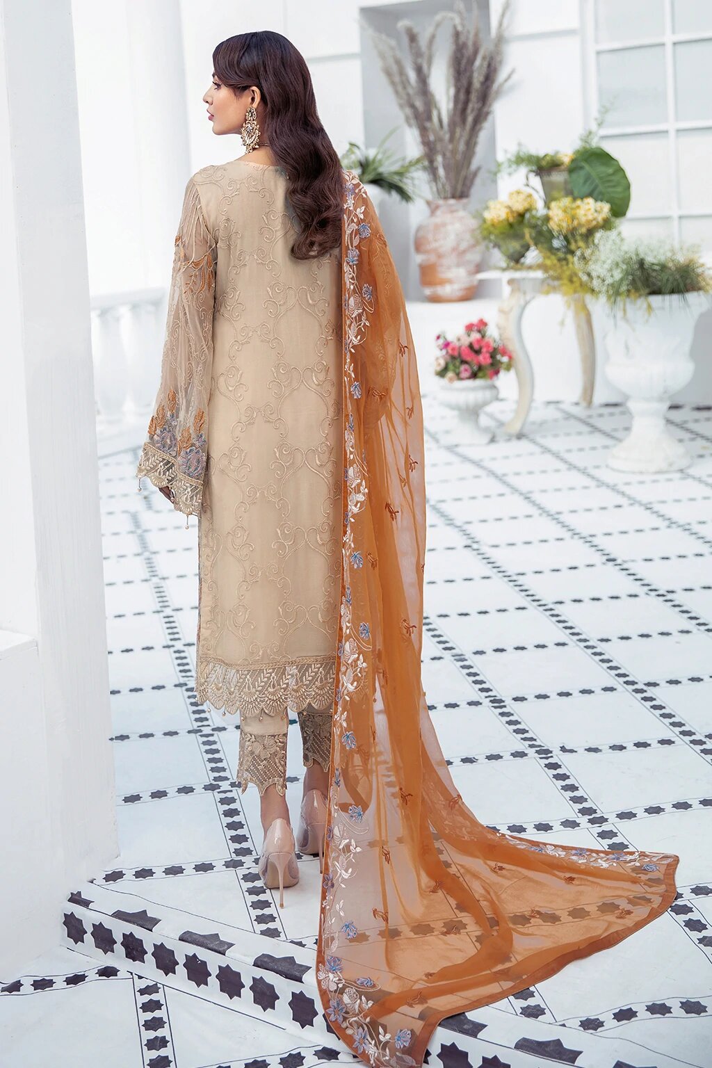 Ramsha Luxury Chiffon Embroidered Collection -100% Original Guaranteed