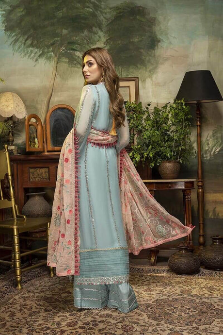 Adan Libas Guzarish Chikankari Luxury Chiffon Embroidered Collection 2021 -100% Original Guaranteed