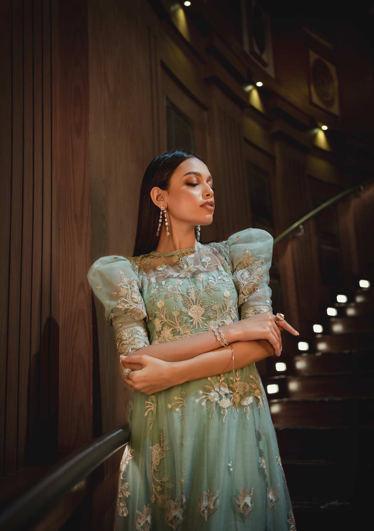 AIK Embroidered Chiffon Collection-100% Original Guaranteed