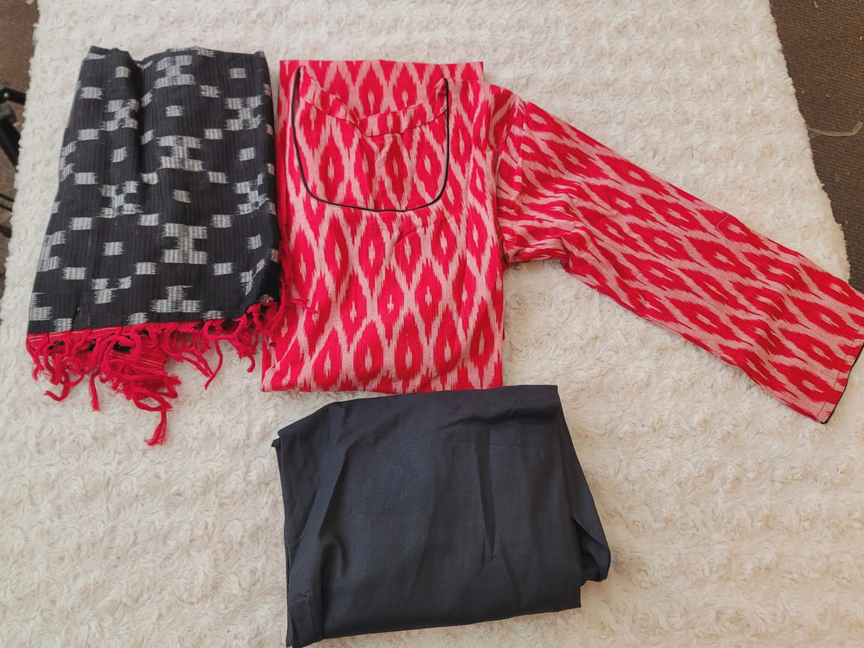 Handloom Ikkat Salwer Kamiz