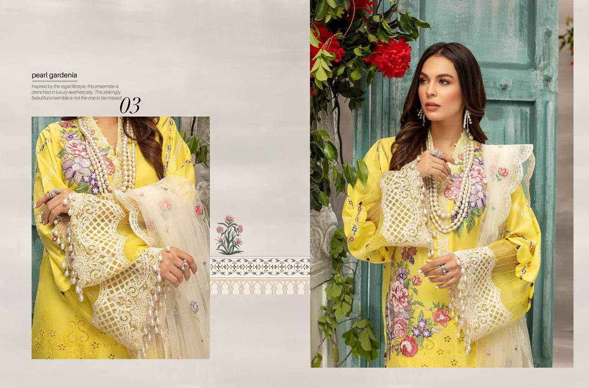 Jazmine by Adan Libas Embroidered Luxury Lawn Collection 2021 -100% Original Guaranteed