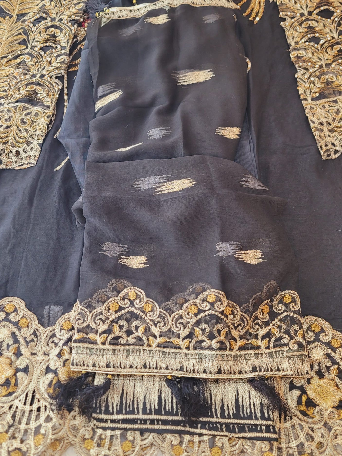 Pakistani Stitched Embroidery Party Wear Dresses Ready To Ship