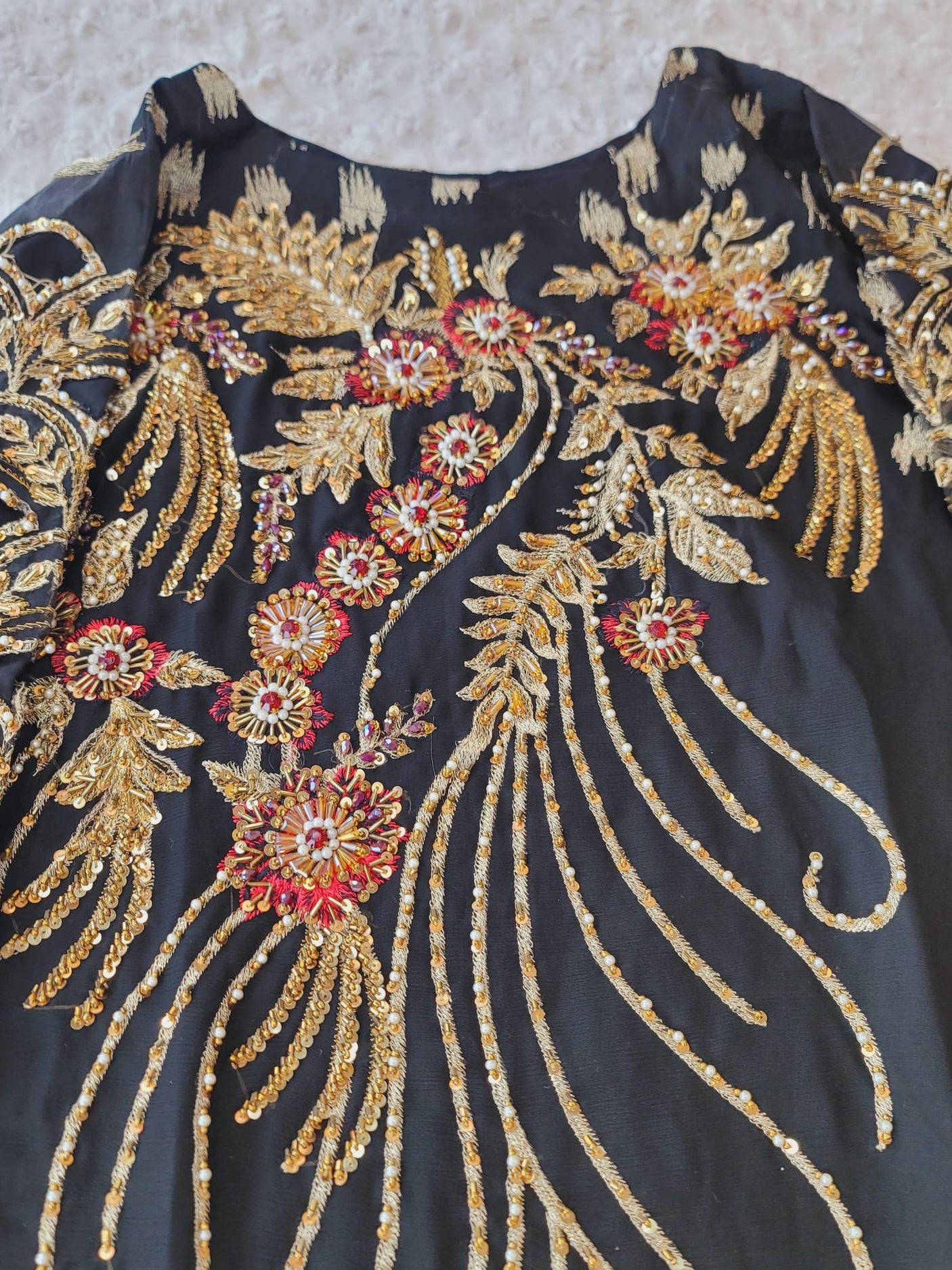 Pakistani Stitched Embroidery Party Wear Dresses Ready To Ship