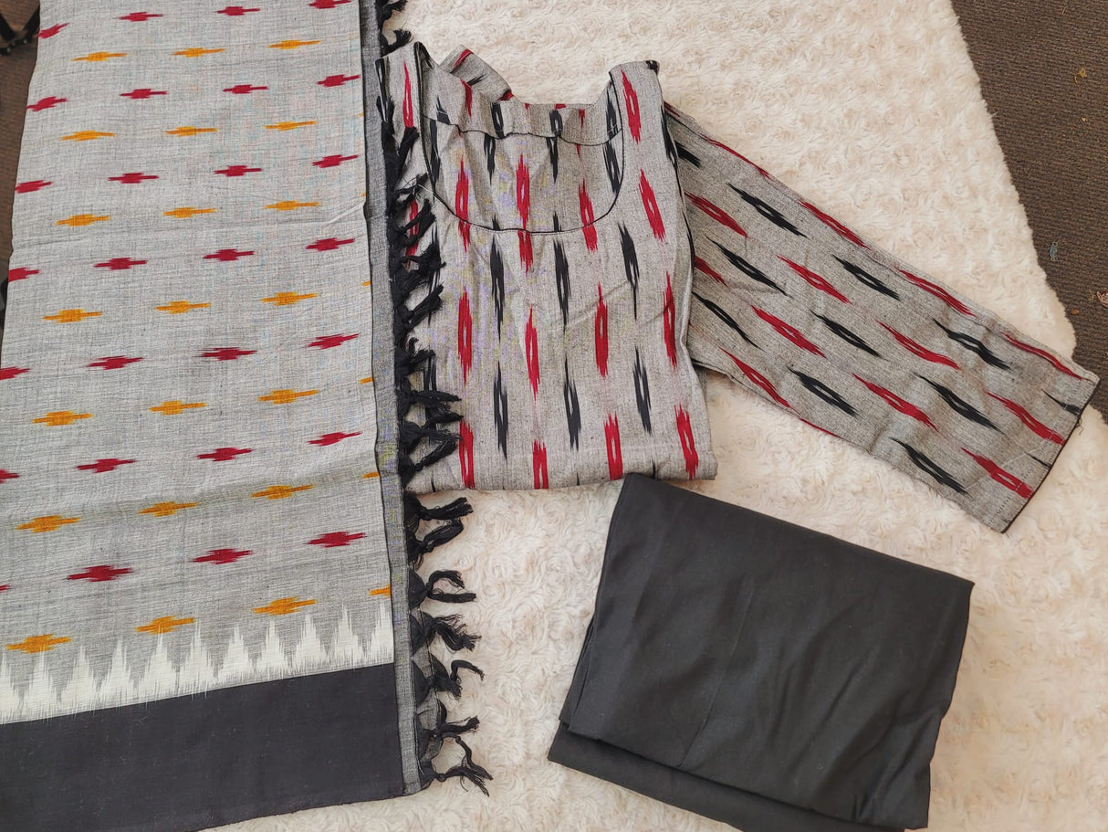 Handloom Ikkat Salwer Kamiz