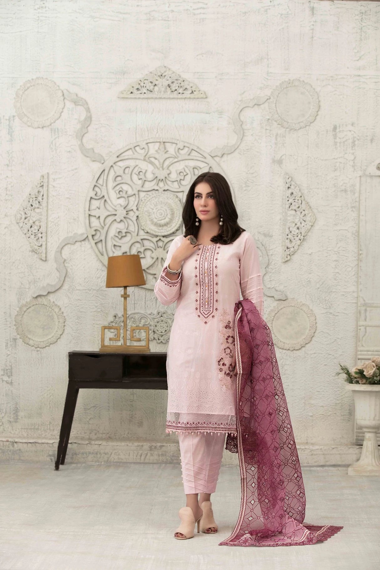 Chloe Schiffli Lawn By Tawakkal 100% Original