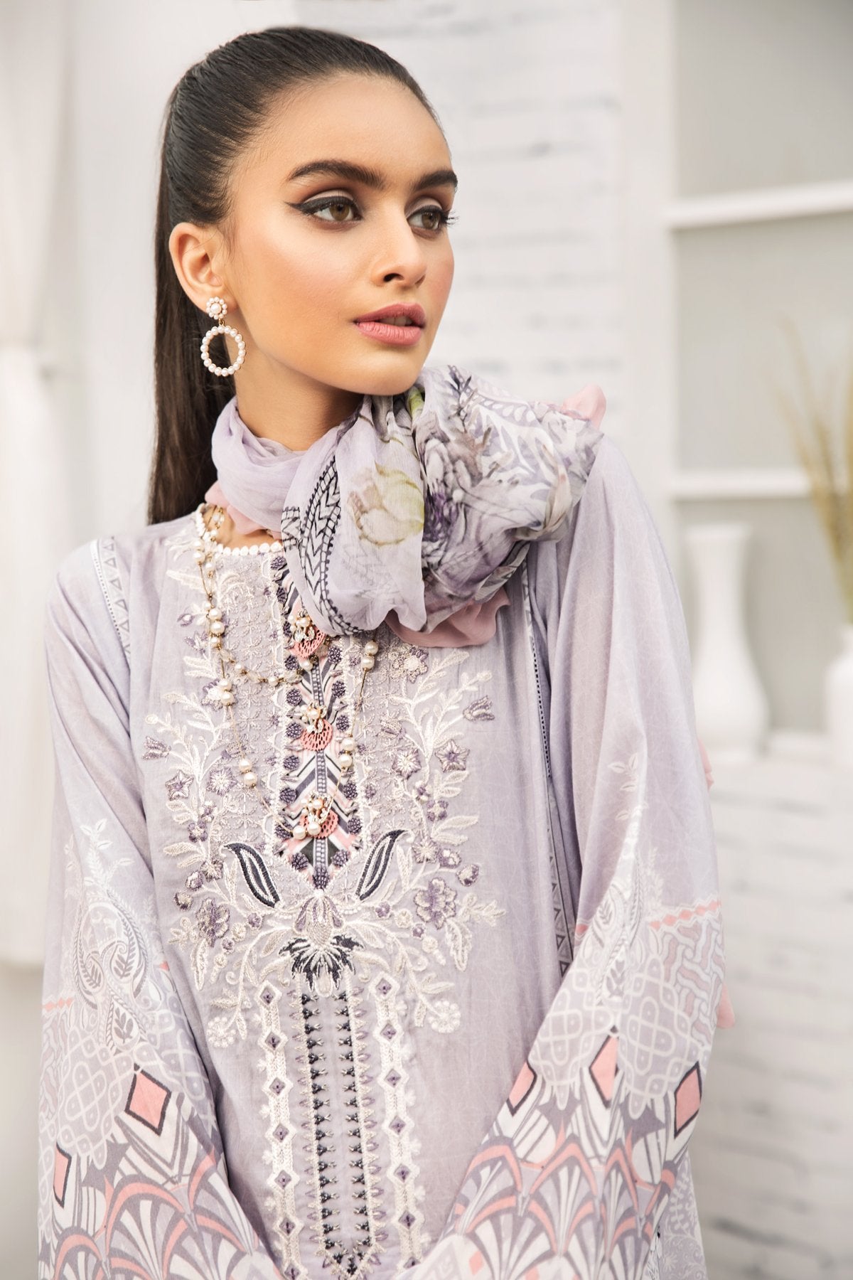 Farasha Embroidered Lawn Collection 2020-100% Original Guarantee
