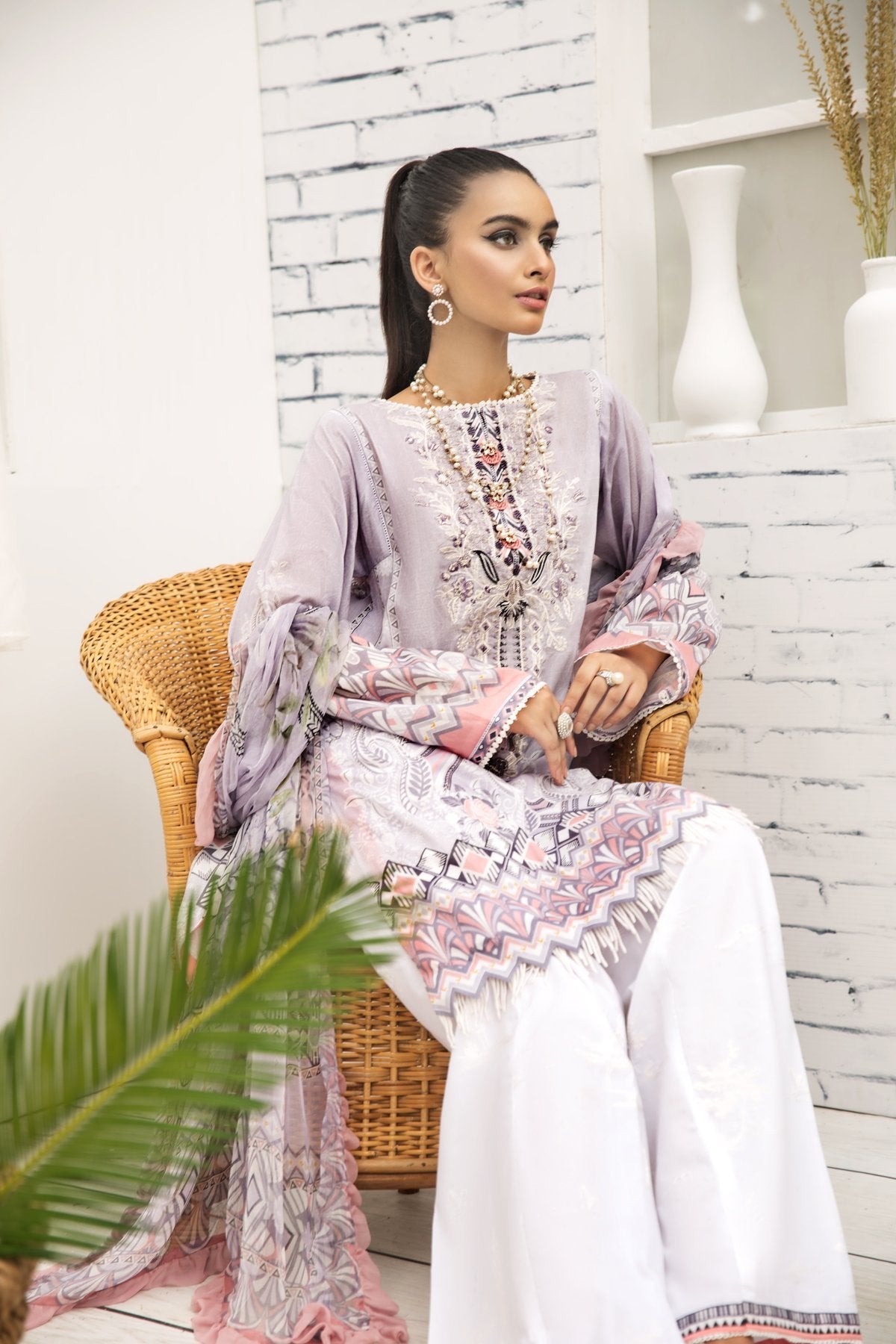 Farasha Embroidered Lawn Collection 2020-100% Original Guarantee