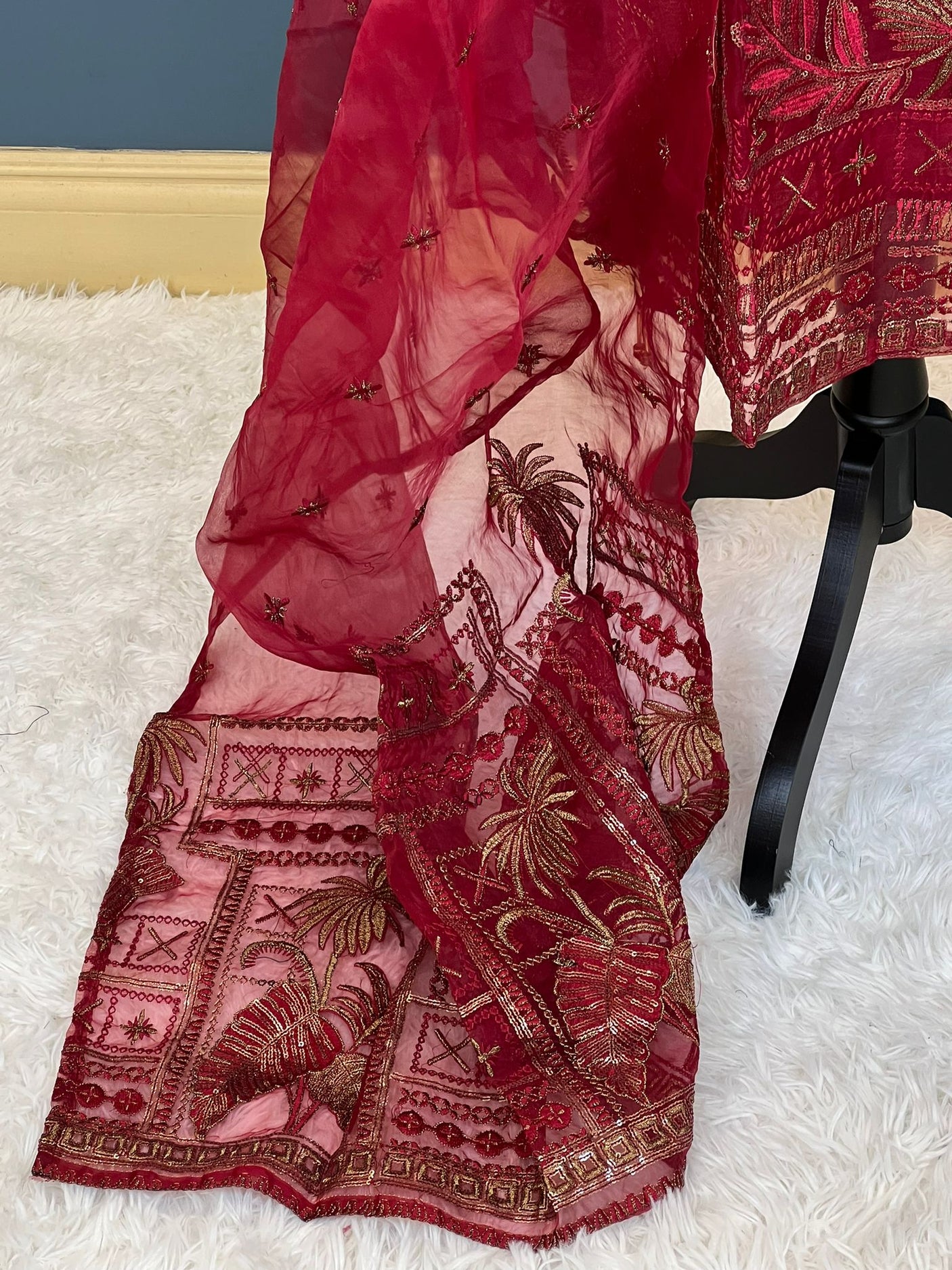 Pakistani Stitched Embroidery Party Wear Dresses Ready To Ship