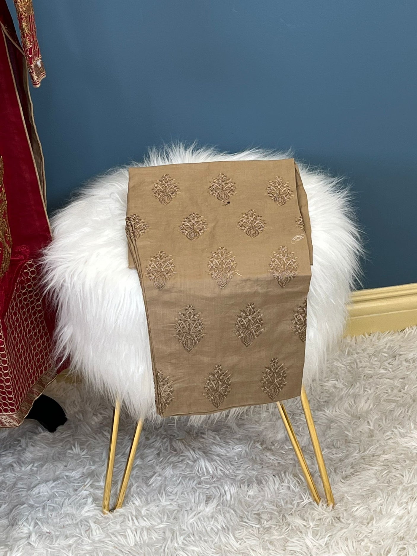 Pakistani Stitched Luxury Embroidered lawn Salwar kameez ready to ship