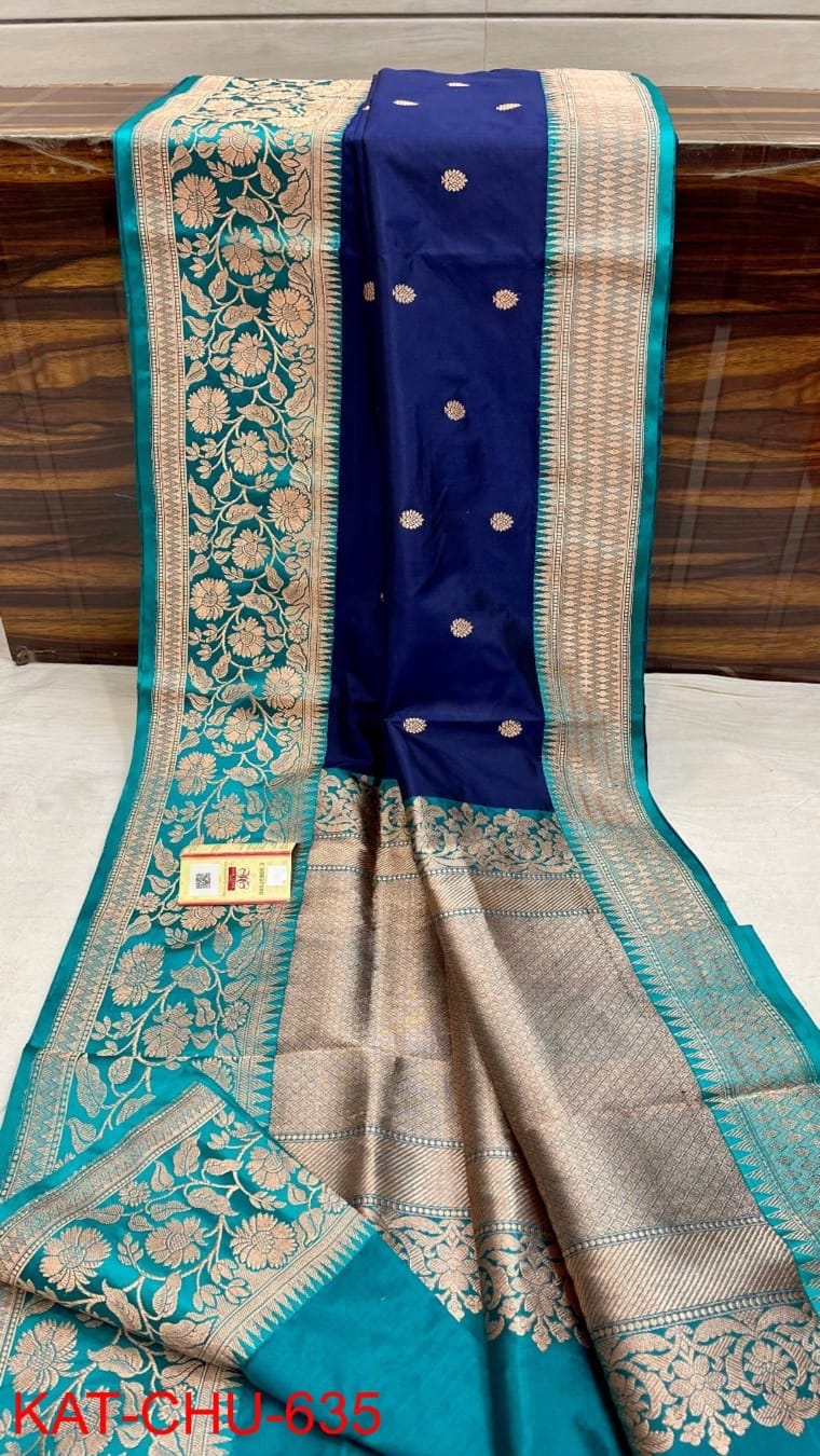 Pure Handloom Banarasi Katan Saree
