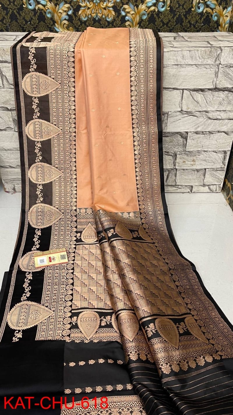 Pure Handloom Banarasi Katan Saree